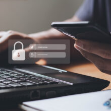 Multi-Factor Authentication, User, Login, Cybersecurity privacy protect data. internet network security technology. Encrypted data. Personal online privacy. Cyber hacker threat.