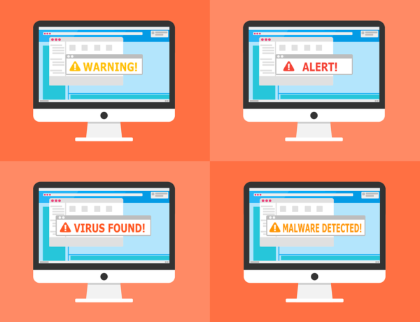 Free warning alert detected vector